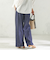 《予約》〈手洗い可能〉ルーズ デニム ポケット デザイン パンツ