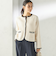 《予約》〈手洗い可能〉綿混 ウェーブ モール リブ 配色 カーディガン
