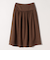《予約》SHIPS any:〈洗濯機可能〉ループヤーン ギャザー フレア スカート
