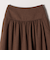 《予約》SHIPS any:〈洗濯機可能〉ループヤーン ギャザー フレア スカート