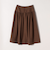 《予約》SHIPS any:〈洗濯機可能〉ループヤーン ギャザー フレア スカート