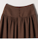 《予約》SHIPS any:〈洗濯機可能〉ループヤーン ギャザー フレア スカート