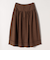 《予約》SHIPS any:〈洗濯機可能〉ループヤーン ギャザー フレア スカート