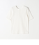 《予約》quaranciel:〈洗濯機可能〉テレコ リブ 2way ヘンリー ハーフスリーブ TEE