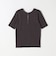 quaranciel:〈洗濯機可能〉テレコ リブ クルー ヘンリー 2way ハーフスリーブ TEE