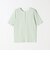 quaranciel:〈洗濯機可能〉テレコ リブ クルー ヘンリー 2way ハーフスリーブ TEE