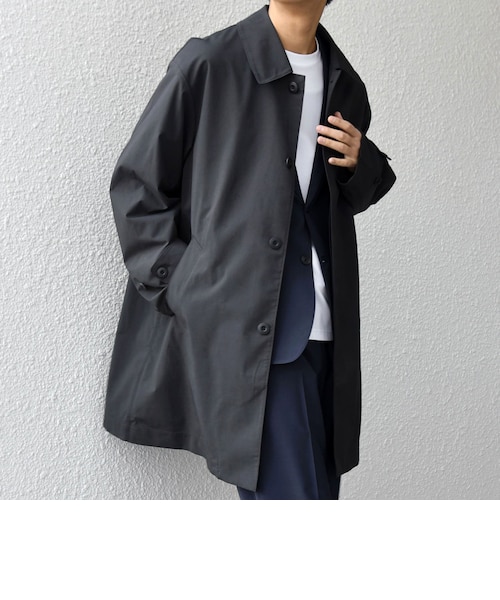 SHIPS any:〈撥水加工〉タスラン SOLOTEX(R) ステンカラー コート 26SS