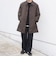 〈撥水加工〉タスラン SOLOTEX(R) ステンカラー コート 26AW◇