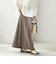 《予約》【SHIPS別注】SLOANE:〈手洗い可能〉マキシ丈 スカート