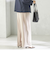《予約》〈接触冷感 / UVカット〉Refinel セミ ワイド パンツ（セレモニー対応可）