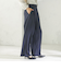 《予約》〈接触冷感 / UVカット〉Refinel セミ ワイド パンツ（セレモニー対応可）