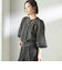 《予約》〈手洗い可能〉メランジ シアー パフ スリーブ カーディガン