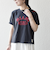 《予約》【SHIPS any別注】Collegiate Pacific:〈洗濯機可能〉V ガゼット プリント & 刺繍 Tシャツ