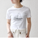 《予約》【SHIPS any別注】PETIT BATEAU: ロゴ プリント コンパクト TEE 26SS