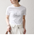 《予約》【SHIPS any別注】PETIT BATEAU: ロゴ プリント コンパクト TEE 26SS