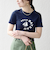 《一部追加予約》【SHIPS any別注】PETIT BATEAU: ロゴ プリント コンパクト TEE 26SS