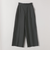 《予約》quaranciel:〈洗濯機可能〉リネン ミックス ハイウエスト ワイド パンツ