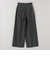《予約》quaranciel:〈洗濯機可能〉リネン ミックス ハイウエスト ワイド パンツ