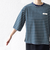 《予約》【WEB限定】マルチ ボーダー 5分袖 TEE