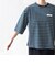 【WEB限定】マルチ ボーダー 5分袖 TEE