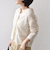 《予約》【WEB限定】〈手洗い可能〉クロシェ ニット カーディガン