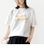《予約》【SHIPS別注】81BRANCA: 5分袖 ロゴ TEE