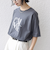 《予約》【SHIPS別注】81BRANCA: 5分袖 ロゴ TEE