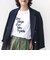 　《一部予約》メルティ コットン プリント ロゴ ショート スリーブ Tシャツ