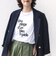 　《一部予約》メルティ コットン プリント ロゴ ショート スリーブ Tシャツ