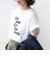 　《一部予約》メルティ コットン プリント ロゴ ショート スリーブ Tシャツ
