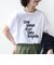 　《一部予約》メルティ コットン プリント ロゴ ショート スリーブ Tシャツ