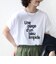 　《一部予約》メルティ コットン プリント ロゴ ショート スリーブ Tシャツ