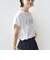 　《一部予約》メルティ コットン プリント ロゴ ショート スリーブ Tシャツ