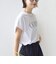 　《一部予約》メルティ コットン プリント ロゴ ショート スリーブ Tシャツ