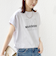 《予約》メルティ コットン プリント ロゴ ショート スリーブ Tシャツ