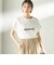 　《一部予約》メルティ コットン プリント ロゴ ショート スリーブ Tシャツ