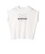 　《一部予約》メルティ コットン プリント ロゴ ショート スリーブ Tシャツ