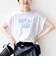 《一部追加予約》メルティ コットン プリント ロゴ ショート スリーブ Tシャツ