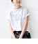 《一部追加予約》メルティ コットン プリント ロゴ ショート スリーブ Tシャツ