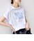 　《一部予約》メルティ コットン プリント ロゴ ショート スリーブ Tシャツ