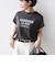 《一部追加予約》メルティ コットン プリント ロゴ ショート スリーブ Tシャツ