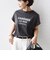 《一部追加予約》メルティ コットン プリント ロゴ ショート スリーブ Tシャツ