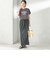 　《一部予約》メルティ コットン プリント ロゴ ショート スリーブ Tシャツ