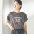 　《一部予約》メルティ コットン プリント ロゴ ショート スリーブ Tシャツ