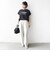 　《一部予約》メルティ コットン プリント ロゴ ショート スリーブ Tシャツ