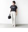 　《一部予約》メルティ コットン プリント ロゴ ショート スリーブ Tシャツ