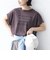 　《一部予約》メルティ コットン プリント ロゴ ショート スリーブ Tシャツ