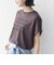 　《一部予約》メルティ コットン プリント ロゴ ショート スリーブ Tシャツ