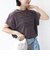 　《一部予約》メルティ コットン プリント ロゴ ショート スリーブ Tシャツ