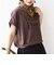 　《一部予約》メルティ コットン プリント ロゴ ショート スリーブ Tシャツ